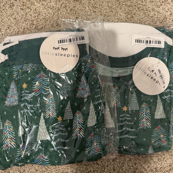 NWT Little Sleepies Men Christmas Tree Two-Piece Pajama Set size Medium - Picture 6 of 6